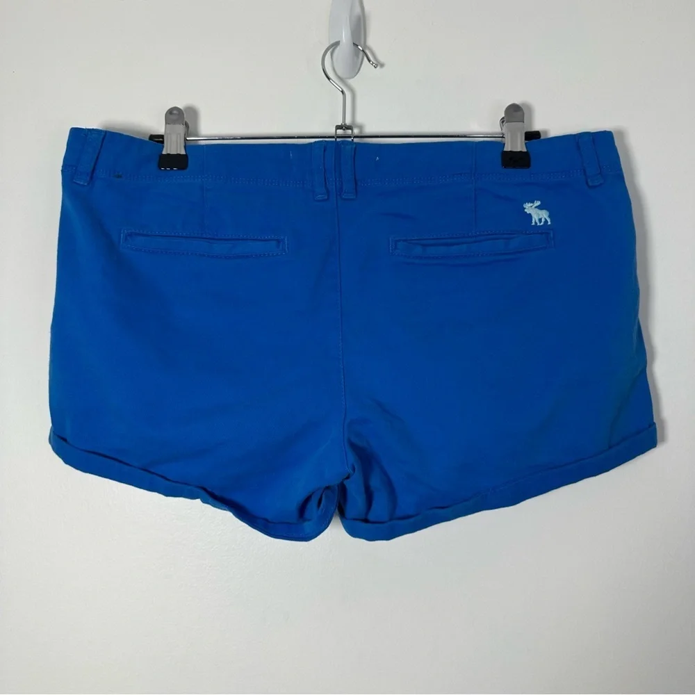 Abercrombie & Fitch Y2K Vintage Blue Micro Shorts Size 10 - Picture 2 of 7
